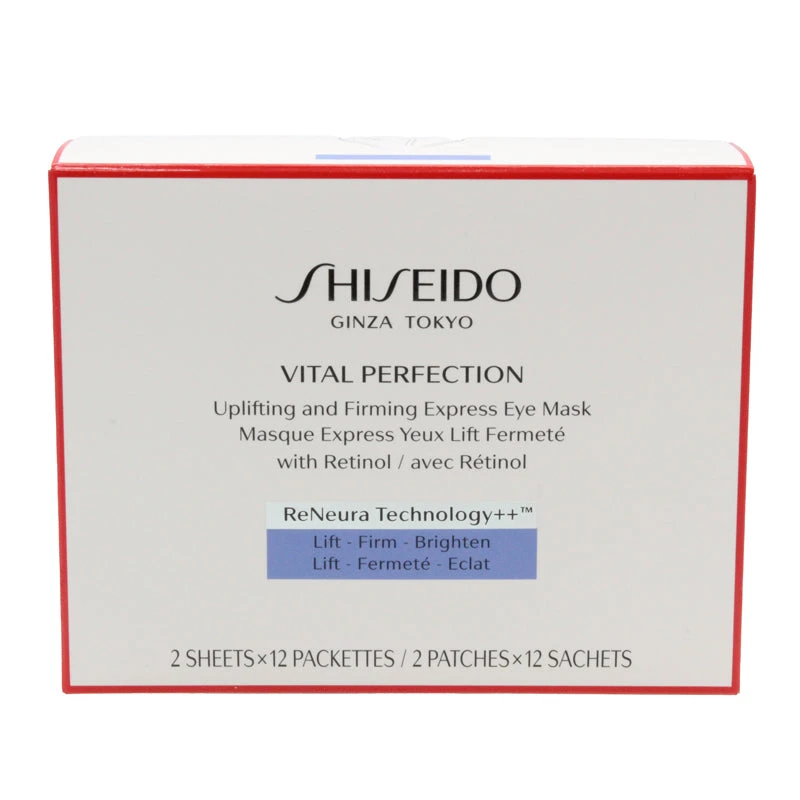 Shiseido Vital Perfection Uplifting And Firming Express Eye Mask (Blemished Box) 2 Shiseido Vital Perfection Uplifting And Firming Express Eye Mask (Blemished Box) - Image 2